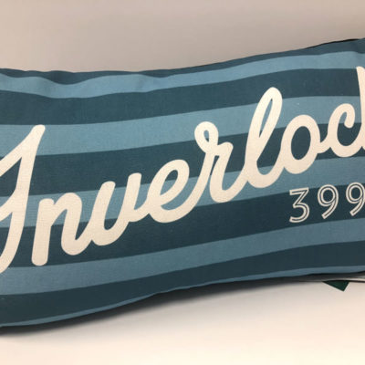 Inverloch cushion cover blue